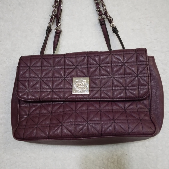 Nicole Miller Chain Link Strap Shoulder Bag - Picture 1 of 14
